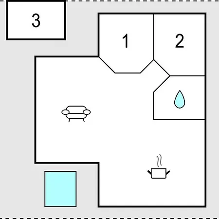 Hébergement de vacances 3 Bedroom In *